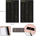 A5/A6 6 Sheets Binder Paper Dividers Page Dividers Notebook Dividers Binder Tabs Dividers Plastic Tabs Dividers Tabs for Binder