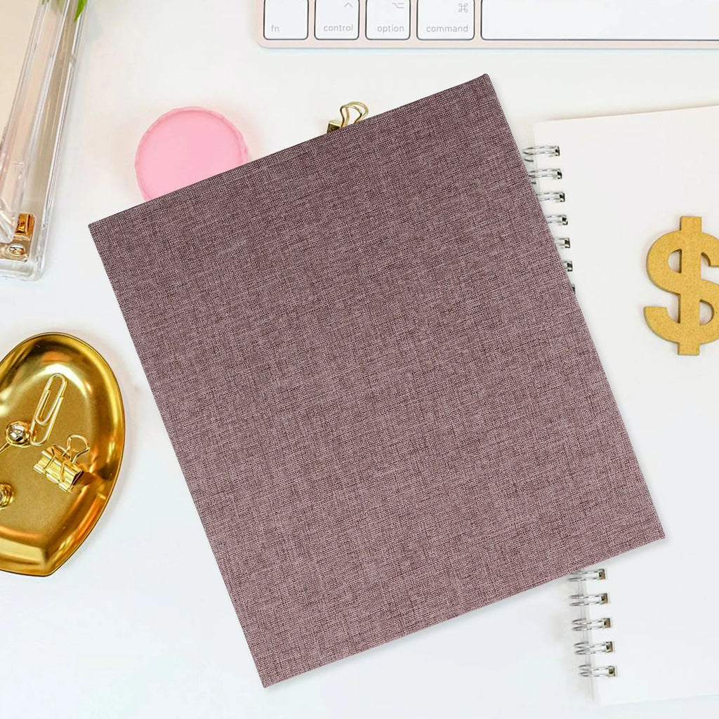 A5 3 Ring Binder Cover Refillable Loose Leaf Notebook Cover for Students Planners Journal Sketchbook Study Notes Organizer