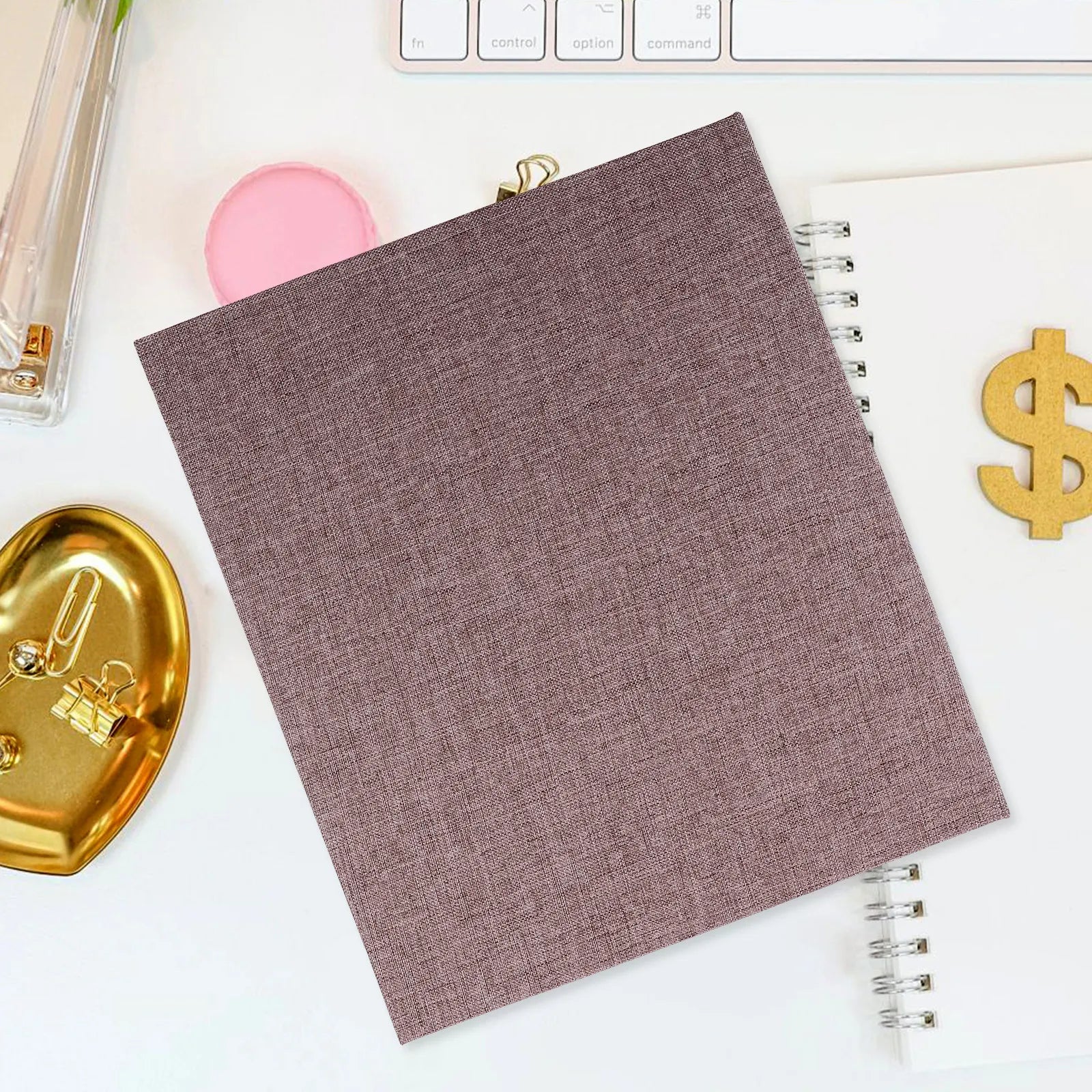 A5 3 Ring Binder Cover Refillable Loose Leaf Notebook Cover for Students Planners Journal Sketchbook Study Notes Organizer
