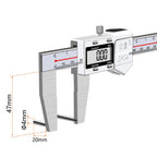 90 Degree Precision Electronic Stainless Steel Boring Special Caliper Inner Diameter Measurement Tool Aperture Digital Caliper