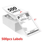 4"x6" inch Shipping Labels For Thermal Label Printer 100x150mm Adhesive Fold Thermal Label Paper For Business Express Shipping
