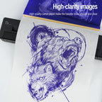 Tattoo Transfer Paper A4 Size Tattoo Stencil Paper Copy Paper Thermal Paper for Tattoo Transfer Machine or Hand Drawing