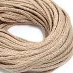 10yards/pack 6/8mm Natural Jute Rope Bold Eight Strand Twisted Cord Rope For Home Crafts Party DIY Clothing Gift Packing Decor
