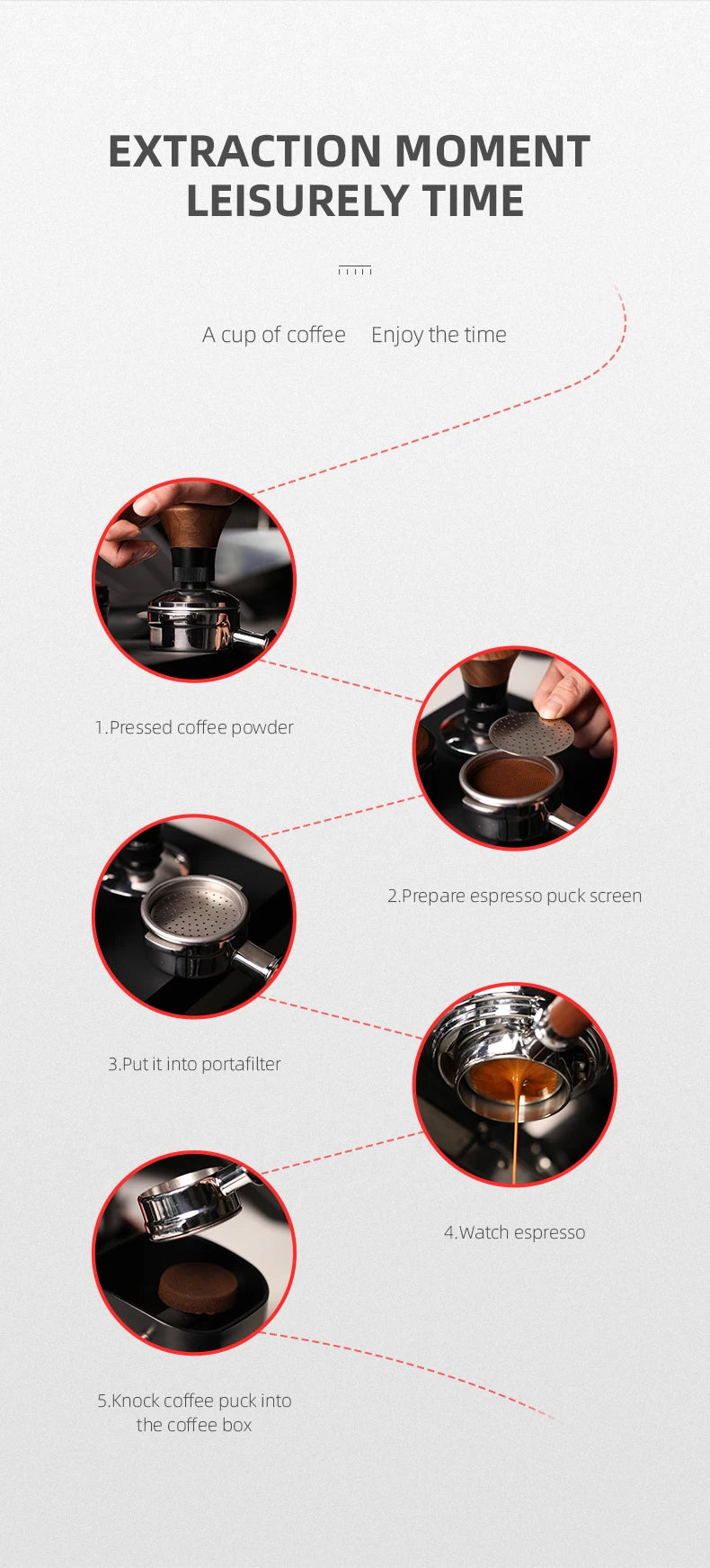 MHW-3BOMBER Titanium Coating Espresso Puck Screen 51/53/58.5mm Reusable Metal Filter 0.8mm Thickness Lower Shower Screen
