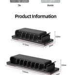 Cable Organizer Self Adhesive Cable Clips USB Cable Management Clamp Car Home Desk Wall Cord Holder Charging Wire Winder Manager