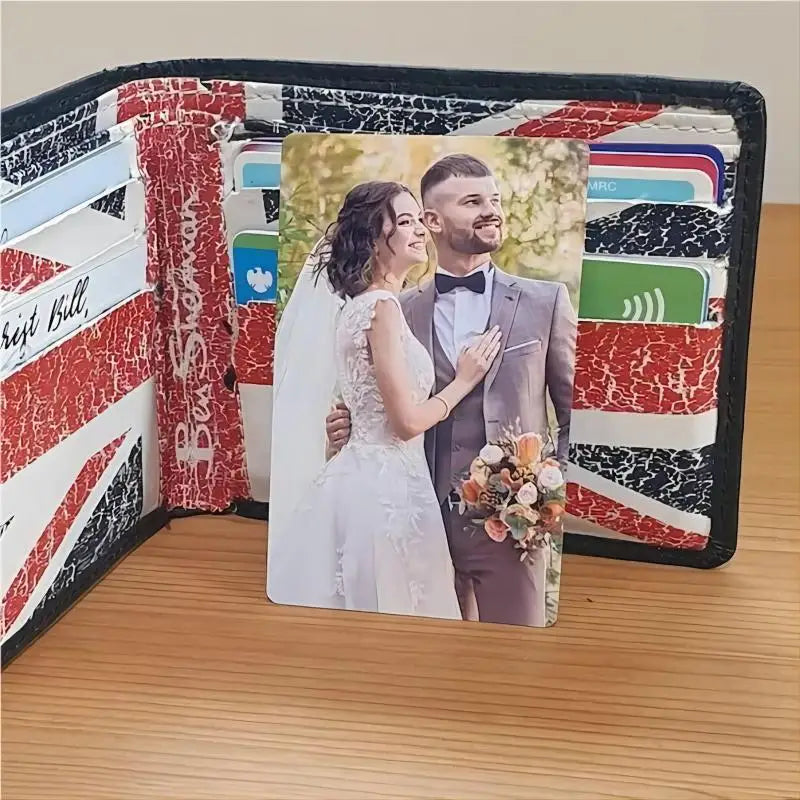 Customized Photo Text Anime Metal Card Personalized Wallet Card Aluminum Sheet Thin Design Picture Business Waterproof Card Gift