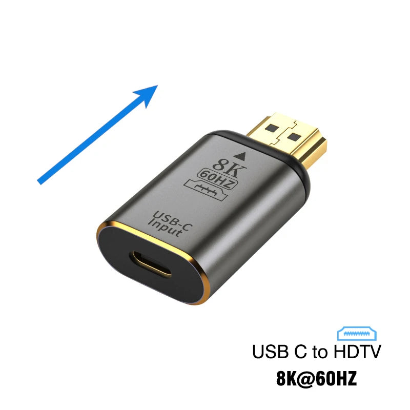 USB Type C To HDMI-Compatible 8K USB C to DP DisplayPort miniDP 4K VGA Adapter For Laptop MacBook TV Box PS5 Switch iPad Galaxy
