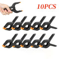 1/2/5/10pcs DIY Plastic Clamp Woodworking Fastening Tools Clamps Photo Studio Background Green Screen Fixed Clip Accessory