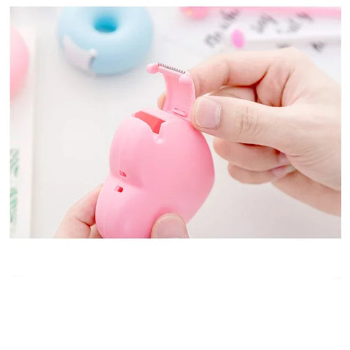 1 Pc Candy Color Masking Tape Cutter Design Of Love Heart/Donut Shape Washi Tape Cutter Office Tape Dispenser School Supply