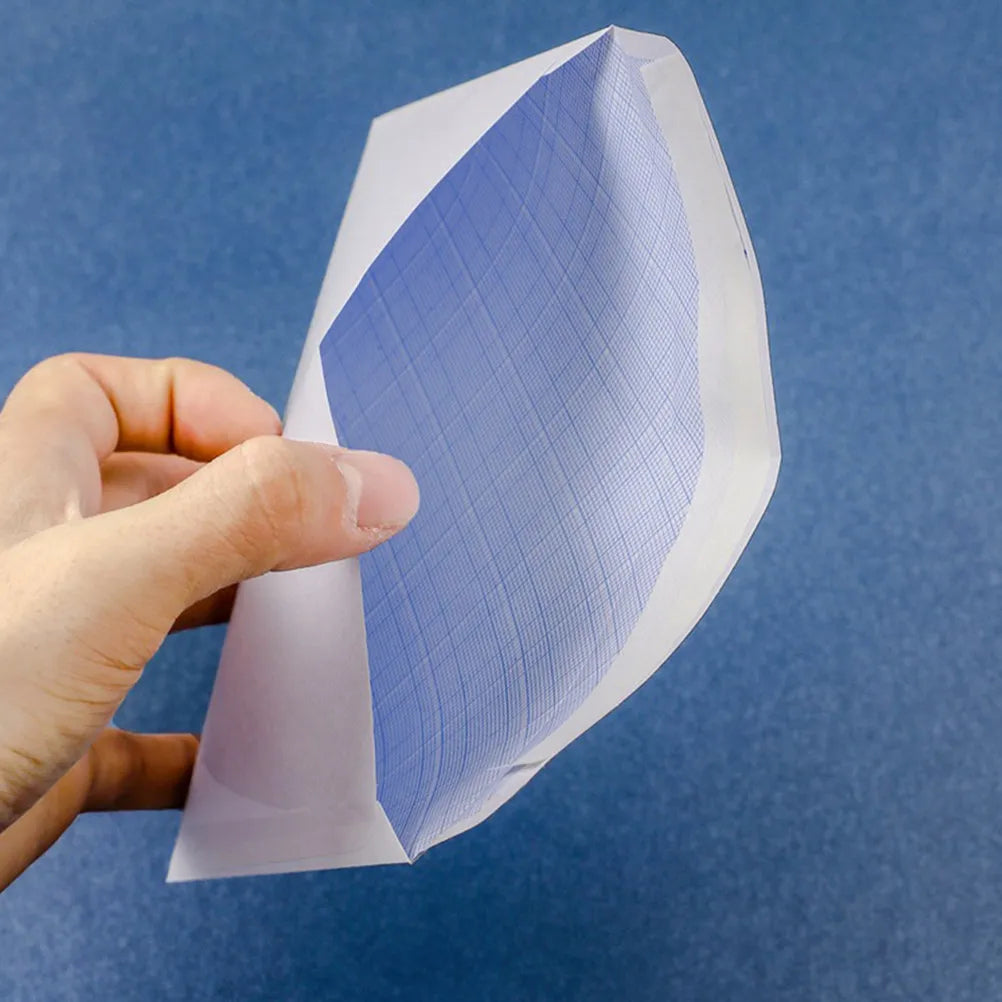 100Pcs White Business Envelopes Security Pattern Self-Adhesive Closure for Office Confidential Document Mailing Letter Size
