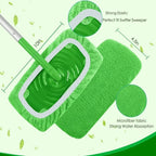 Kitchen Cleaning Accessories Flooring Cleaning Cloths Mop Head Replacement Washable Rag Towel Reusable Microfiber Mop Pads