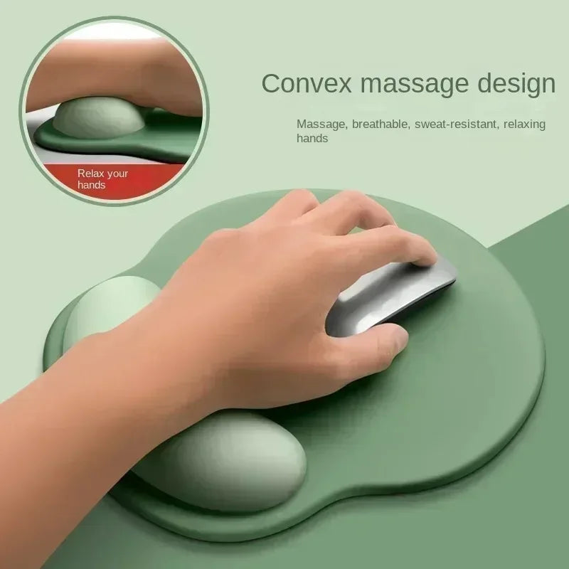 Gradient color mouse pad comfortable wrist rest non-slip mouse pad soft mouse pad wrist rest computer desktop mouse pad