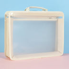 Transparent A4 Handbag Six Colors Large Capacity Waterproof Documents Students Business Portable Bag