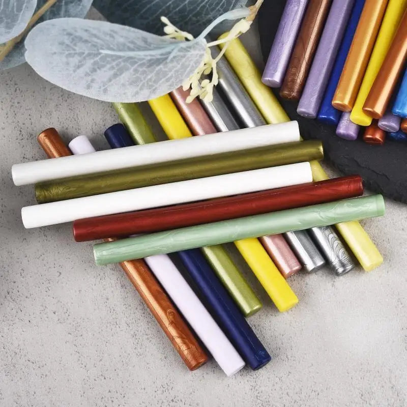 13cm Long 5pc DIY Seal Wax Sticks For Melting Glue Gun Sealing Wax Sticks Wedding Party Invitation Sealing Wax For Fashion Gift