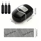 Car Styling Identity Theft Protection Roller Stamp • Confidential Roller Stamp • Easy Coverage for Personal Information Anti-Lea