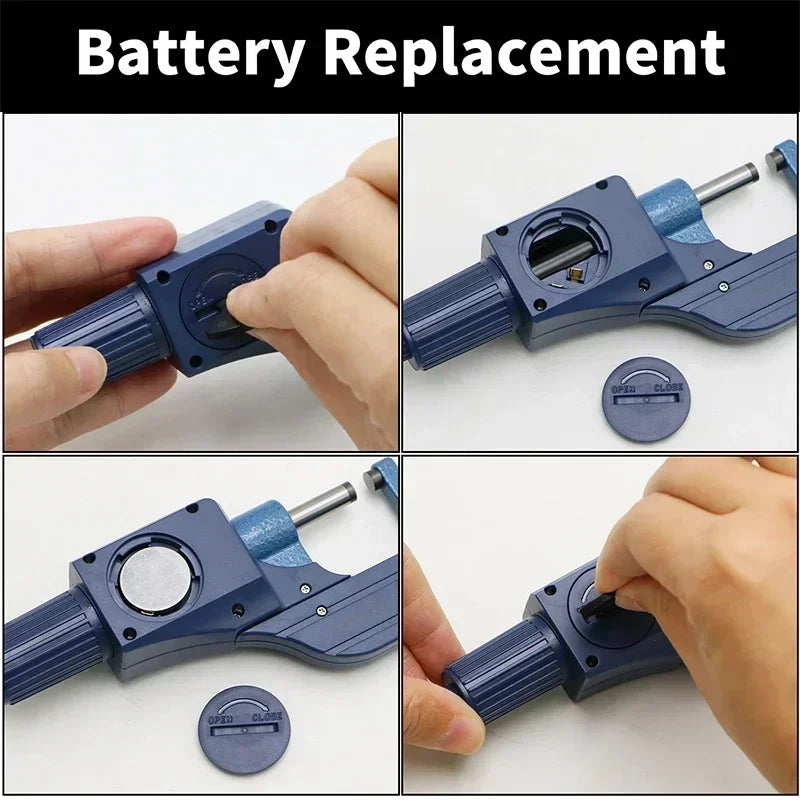 Shahe 0-25/25-50/50-75/100 MM Micron Digital Outside Micrometer Electronic Micrometer Gauge 0.001 MM Digital Tools Caliper