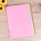 100Pcs Colorful Folding Paper Premium Construction Paper for Hand Craft Kindergarten DIY Art Projects Mixed 10 Colors