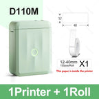Niimbot D110 Label Printer Bluetooth Mini Adhesive Portable Smart Label Maker UV Without Ink For Office School Labeling Machine