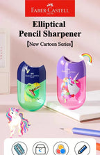 FABER CASTELL Double Hole Elliptical Pencil Sharpener Portable Pen Sharpener Pencil Sharpener Student Specific Pen Sharpener