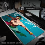 R-Roronoa Zoro Mouse pad Large game Accessories Desk Mat Xxl Gamer Keyboard Mousepad Anime O-One PieceS Mousepad 900x 400mm