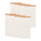 4/8Pcs Portable Field Notes Small Notepads 50Sheet Pocket Notebooks Memo Book to Do List Organizer Planner Daily for Work Office