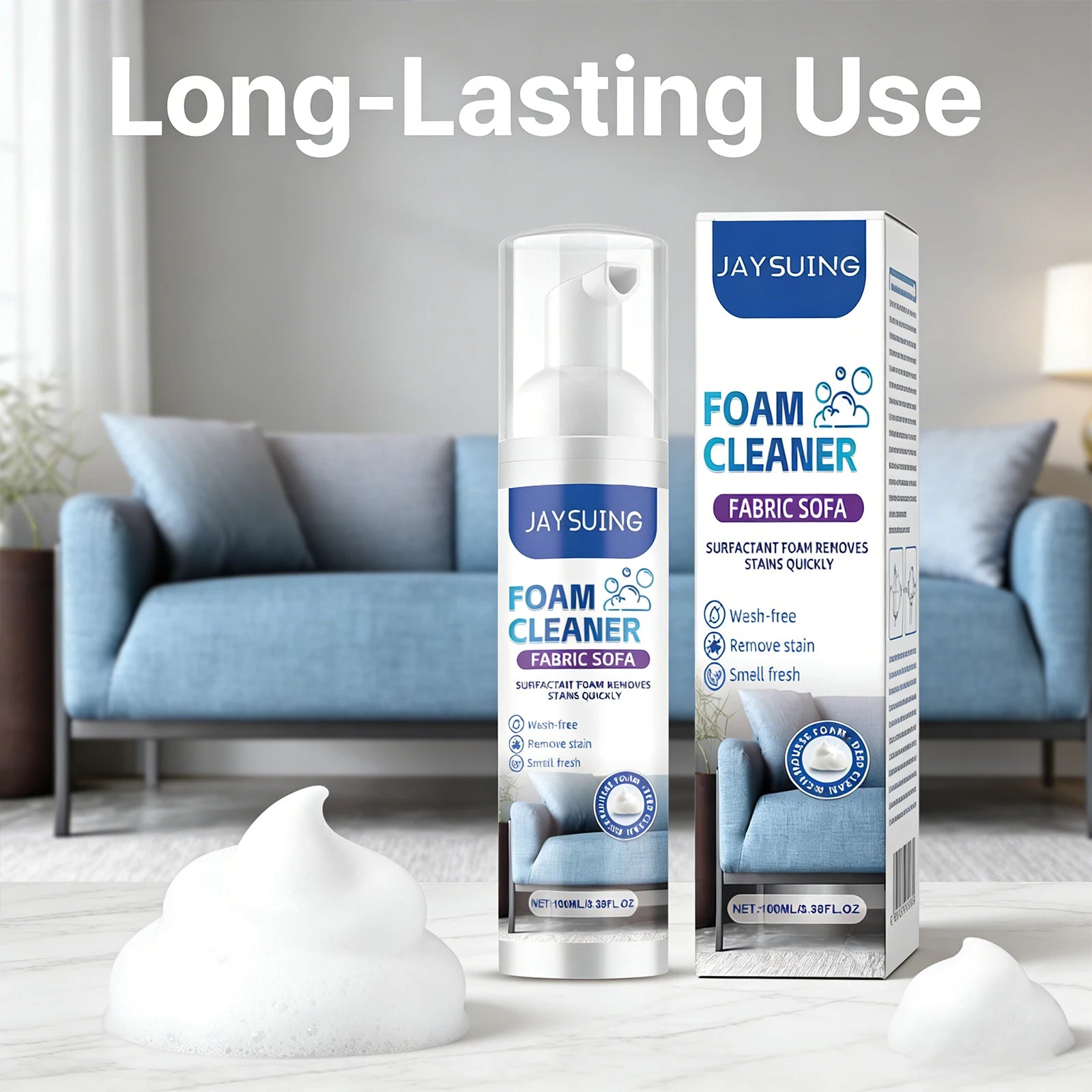 Sofa Foam Cleaner Cleaning Stubborn Stains Eliminate Odors Efficient Formula Not Damaging Sofa Maintain Softness Fabric Cleaner