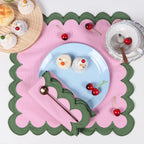 1PC Various Thick Embroidered Cloth Napkins Suitable for Home Weddings and Parties Reusable Customization