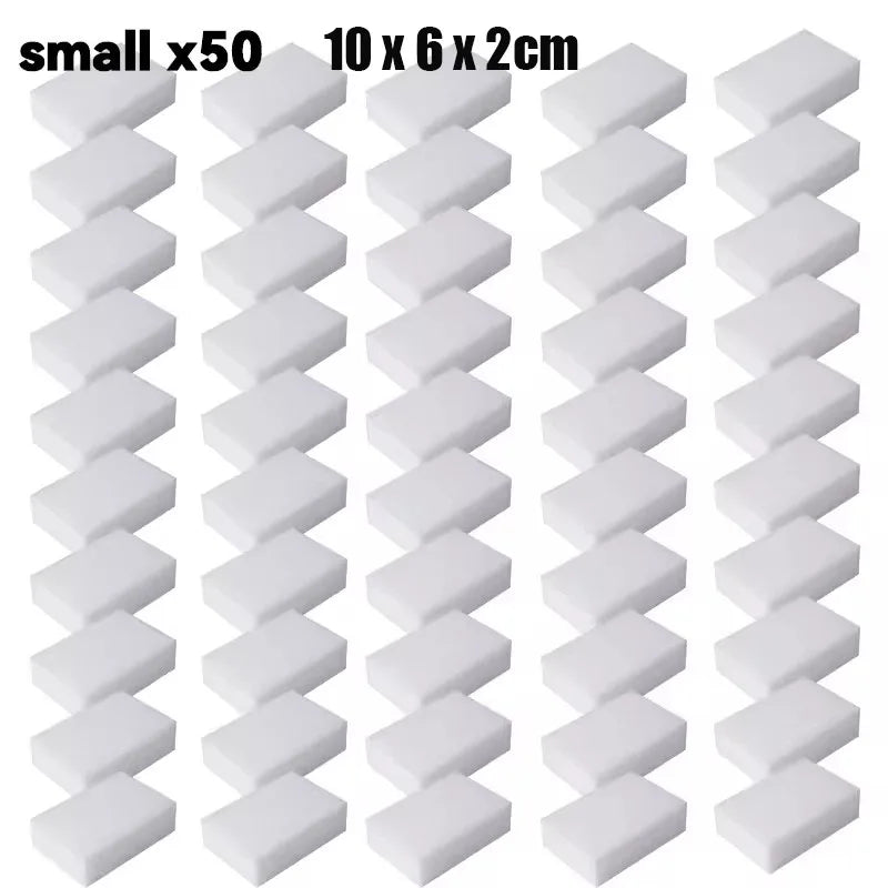 5/50PCS Melamine Sponge Magic Sponge Eraser Car Waxing Sponges Cleaner Sponges for Kitchen Bathroom Cleaning Tools