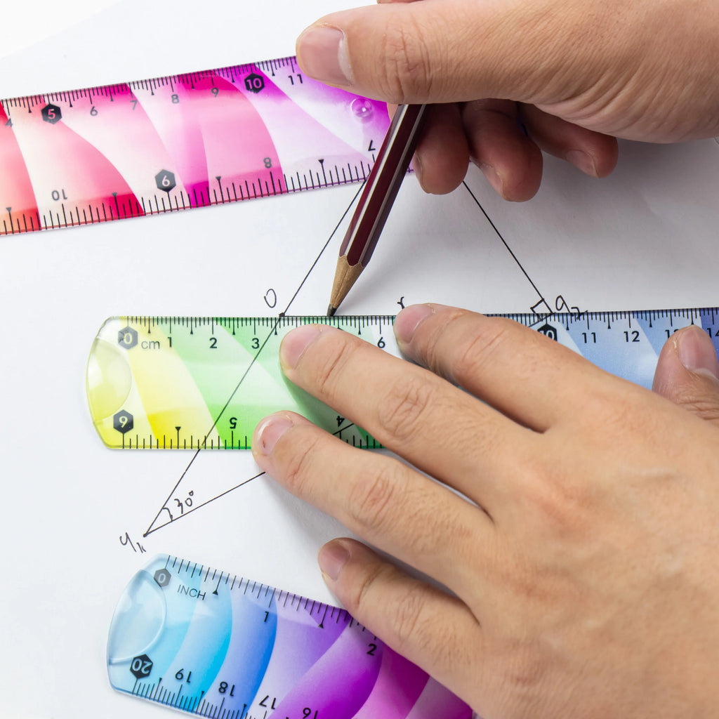 15cm, 20cm, and 30cm Soft Ruler Set - Clear Scale for Accurate Measurement - Flexible Measuring Tool for Crafts, Drawing