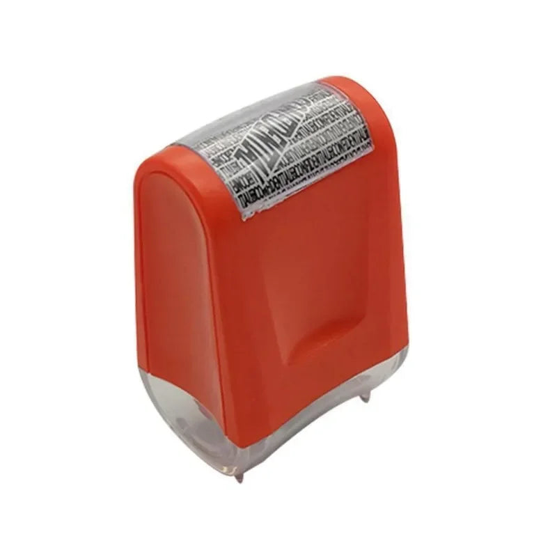 Roller Identity Theft Protection Stamp For ID Privacy Confidential Data Guard Rolling Stamps Reusable