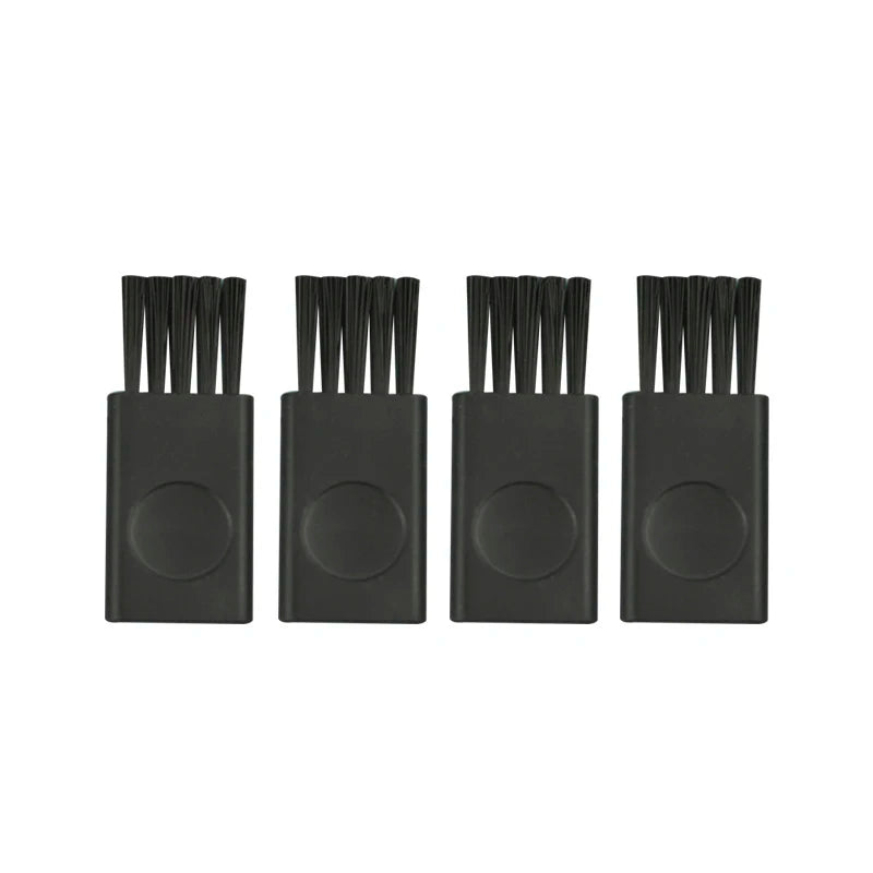 10Pc 4.3cm Black Small Brush Razor Cleaning Brush Keyboard Dust Nylon Plastic Brush Computer Keyboard Dust Removal Clearing Tool