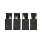 10Pc 4.3cm Black Small Brush Razor Cleaning Brush Keyboard Dust Nylon Plastic Brush Computer Keyboard Dust Removal Clearing Tool