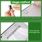 Elough Portable Laptop Atand Invisible Adhesive Bracket Folding Storage Height-Increasing Stand Keyboard Foot Pad Support Stand