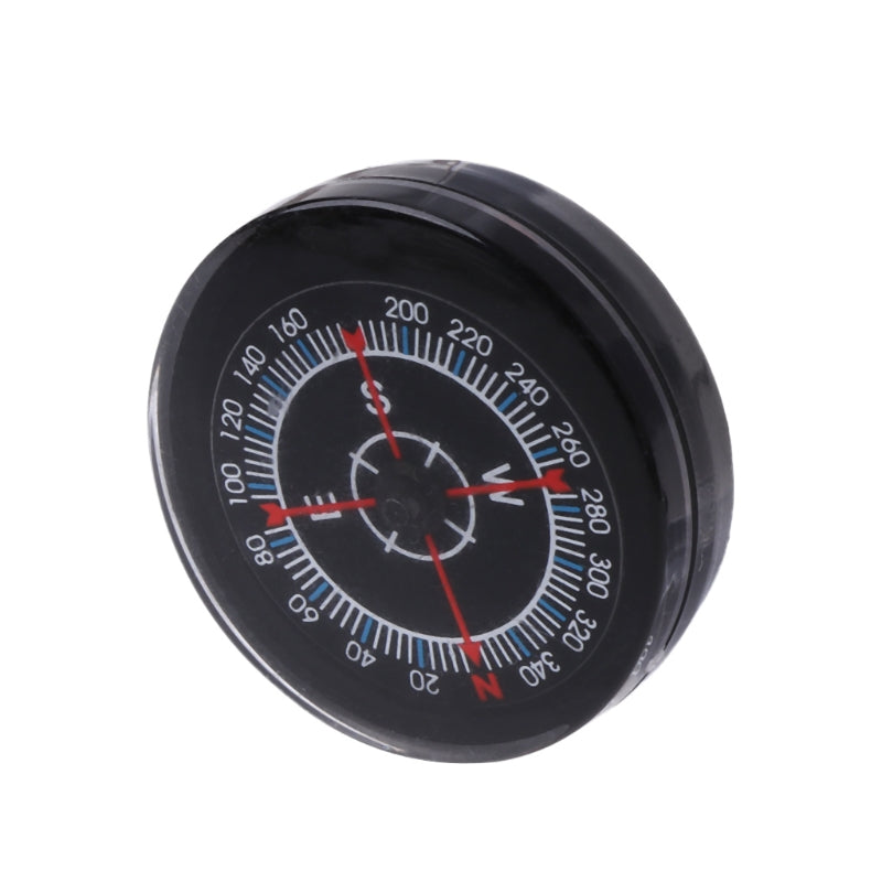 1Pc Miniature Button Compass, Mini Pocket Oil Filled Accurate Compass for Hiking Camping Outdoor Activities Accessory R66E