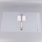 A4 Loose Leaf Binder 3 Ring Folder Transparent File Organizer Office Document Management School Storage System
