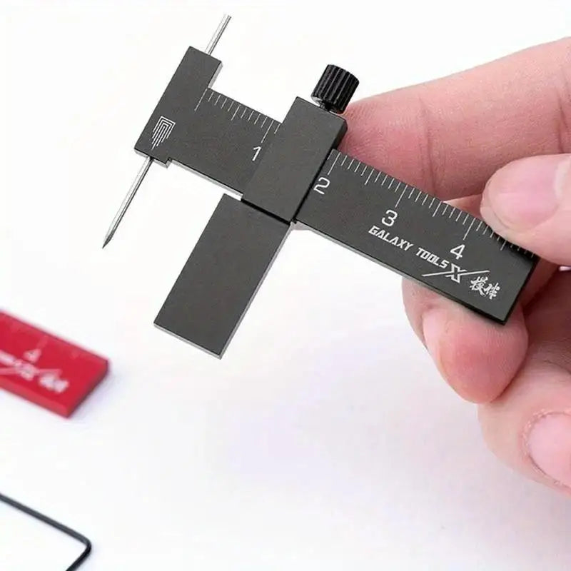 1PC Carving Ruler Mini T Square Isometric Parallel Marker Model Assistant Tool Needle