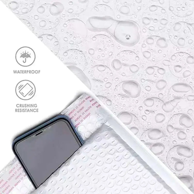 Pearlescent Bubble Mailers Padded Envelopes, Self-Adhesive Waterproof Shipping Bags with Foam Lining for Packaging and Mailing
