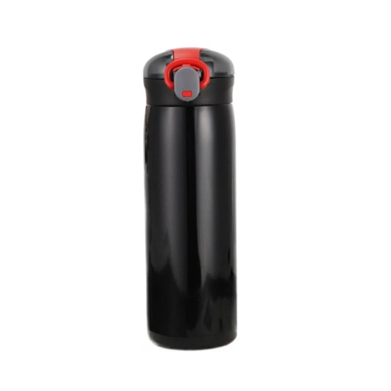 Stainless Steel Insulated Cup Double-Wall Vacuum Cup 320/460ML Leak-Proof Thermal Water Bottle With Straw For Home Outdoor Sport