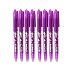 8/4pcs Erasable Gel Pen  Multi-Color0.5mm Tip Painting Writing Drawing School Black Blue Red Pink Orange Green Purple Light Blue