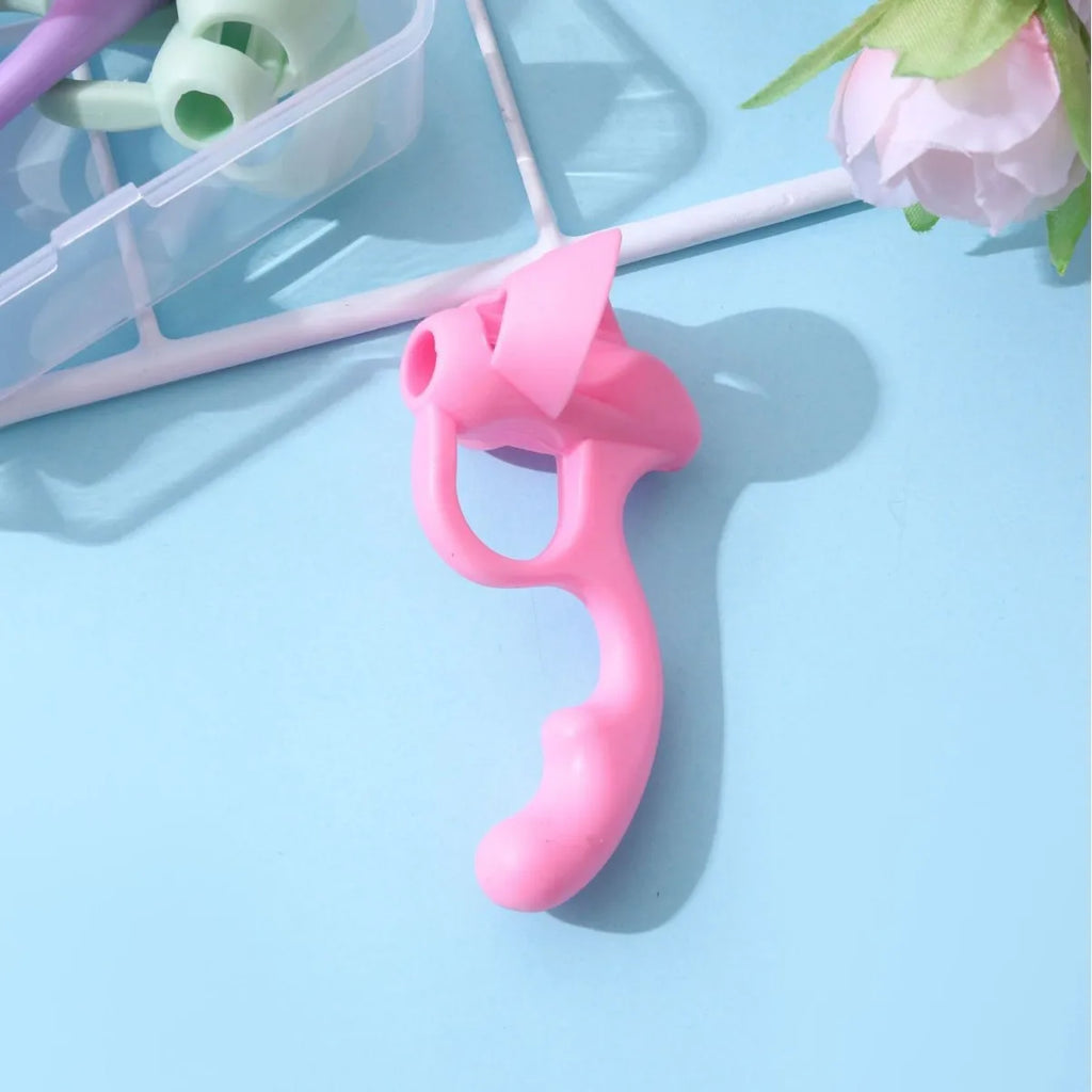 Silicone Pencil Grips Children's Writing Pencil Pen Holder Five Fingers Fixed Handwriting Posture Correction Assisted Grip