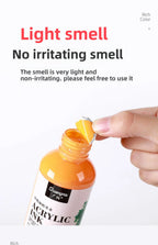 Premium Quality Water-based Ink Refill for Acrylic Paint Pen and DIY Crafts - Ideal Ink Supplement for Artists and Hobbyists