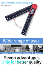 200mm 8'' Digital Angle Finder Ruler Protractor Inclinometer  Electron Goniometer  Angle Length Measuring Tool