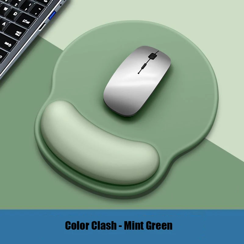 Computer Game Mouse Pad Environmental Milk Silk Fabric + Plastic Bottom + Memory Foam Ergonomic Mousepad for Office Accessories
