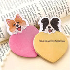 30sheets Cute Dog Post Cartoon Sticky N Times Sticky  School Stationery Small Gifts Memo Puppy Decorative Sticky Notes Paper