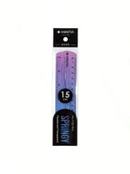 20cm/15cm Flexible Soft Ruler Gradient Rainbow Color Style Dual Unit Measurement in Cm and Inch  for Office Students School Use