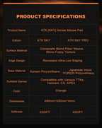 Atk Kong Xsoft Esports Mouse Pad Anti Slip Pad Desktop Gaming Gears PORON CSGO Pads For 60%-80% Mechanical Keyboard For Gamer
