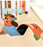 Cartoon Strip Puppy Magnetic Bookmark Ruler Student Cute High-value Bendable Ruler Special-shaped Magnetic Ruler