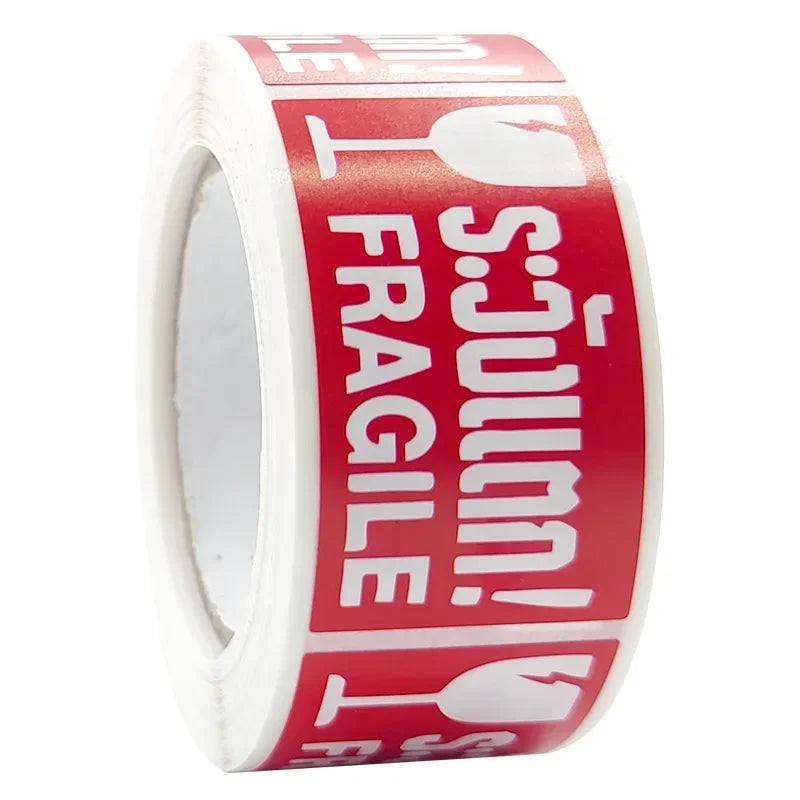 250pcs Fragile Sticker Warning Stickers Fragile Handle with Care Fragile Labels Adhesive Labels for Shipping Moving Packing