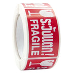 250pcs Fragile Sticker Warning Stickers Fragile Handle with Care Fragile Labels Adhesive Labels for Shipping Moving Packing
