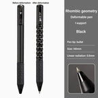 Metal Geometric Deformation Neutral Pen Decompression Intersting Shape Change Gel Pen Student Writing Anamorphic Pen Gift